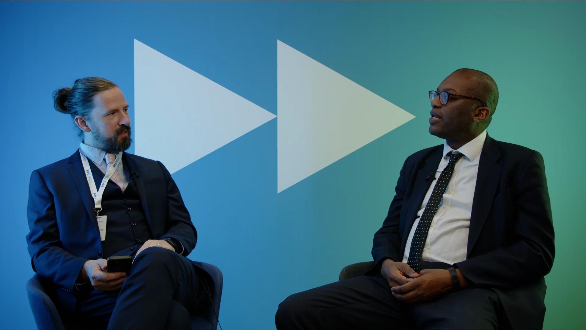 Ed Reed and Kwasi Kwarteng in conversation on the windfall tax
