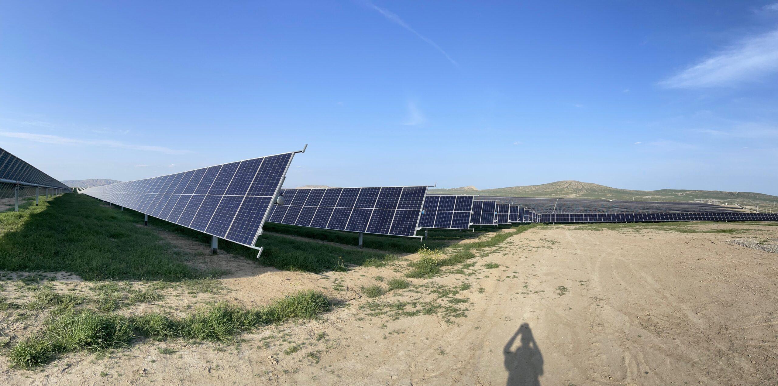 Masdar's Garadagh solar PV plant in Azerbaijan. Photo (c) Seb Kennedy
