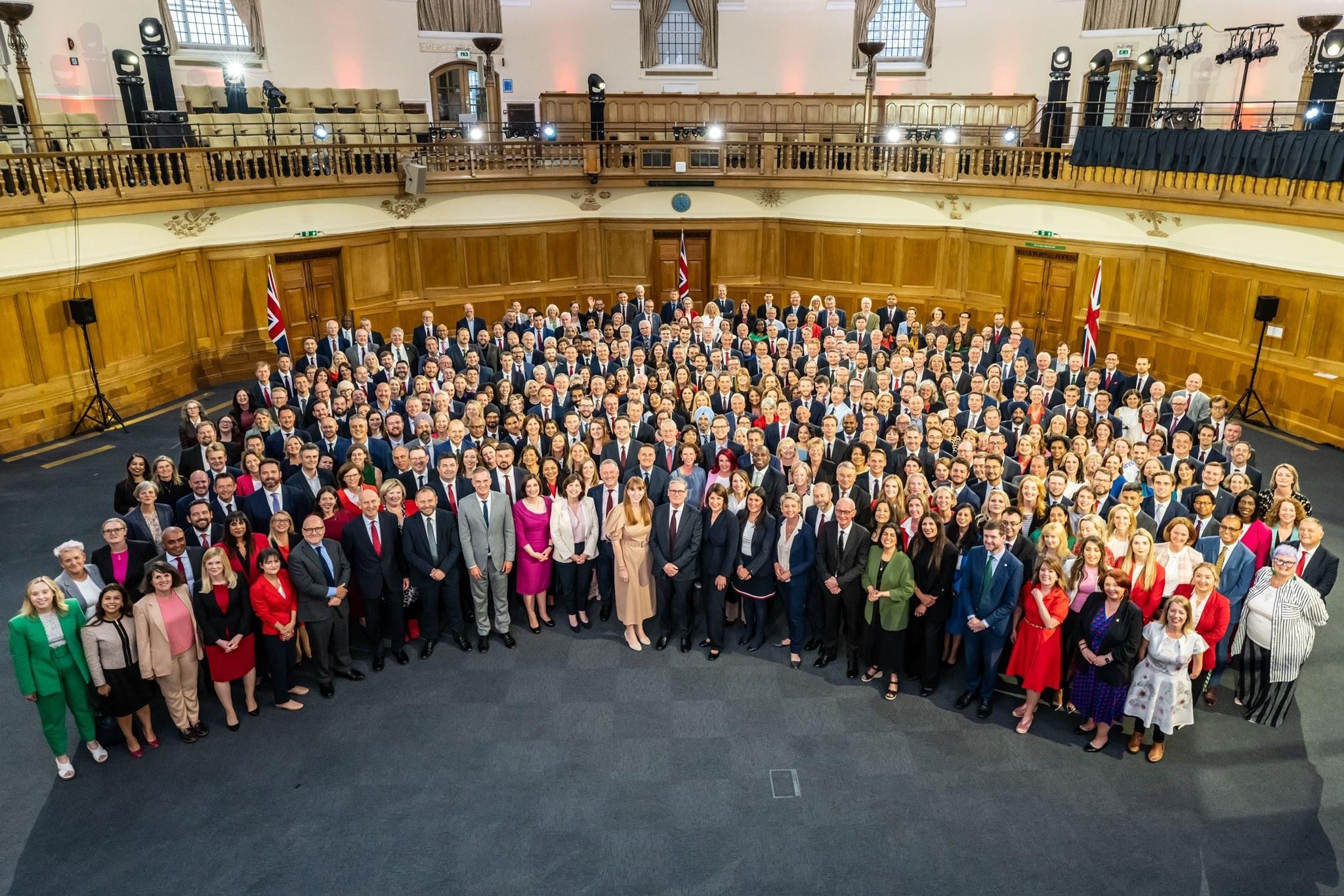 Group shot of the new Labour government. Source: UK Labour