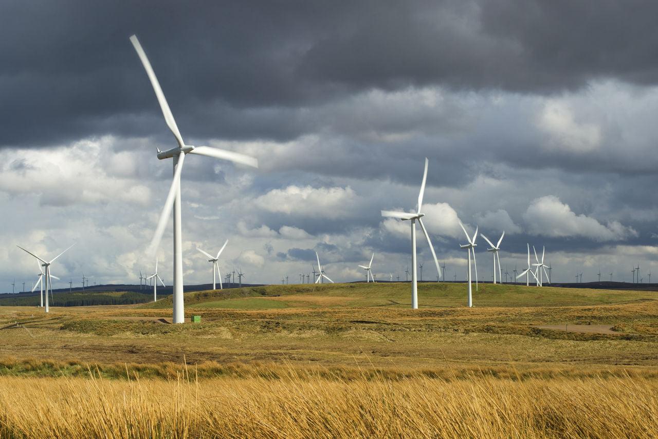 Onshore wind turbines. Source: National Grid